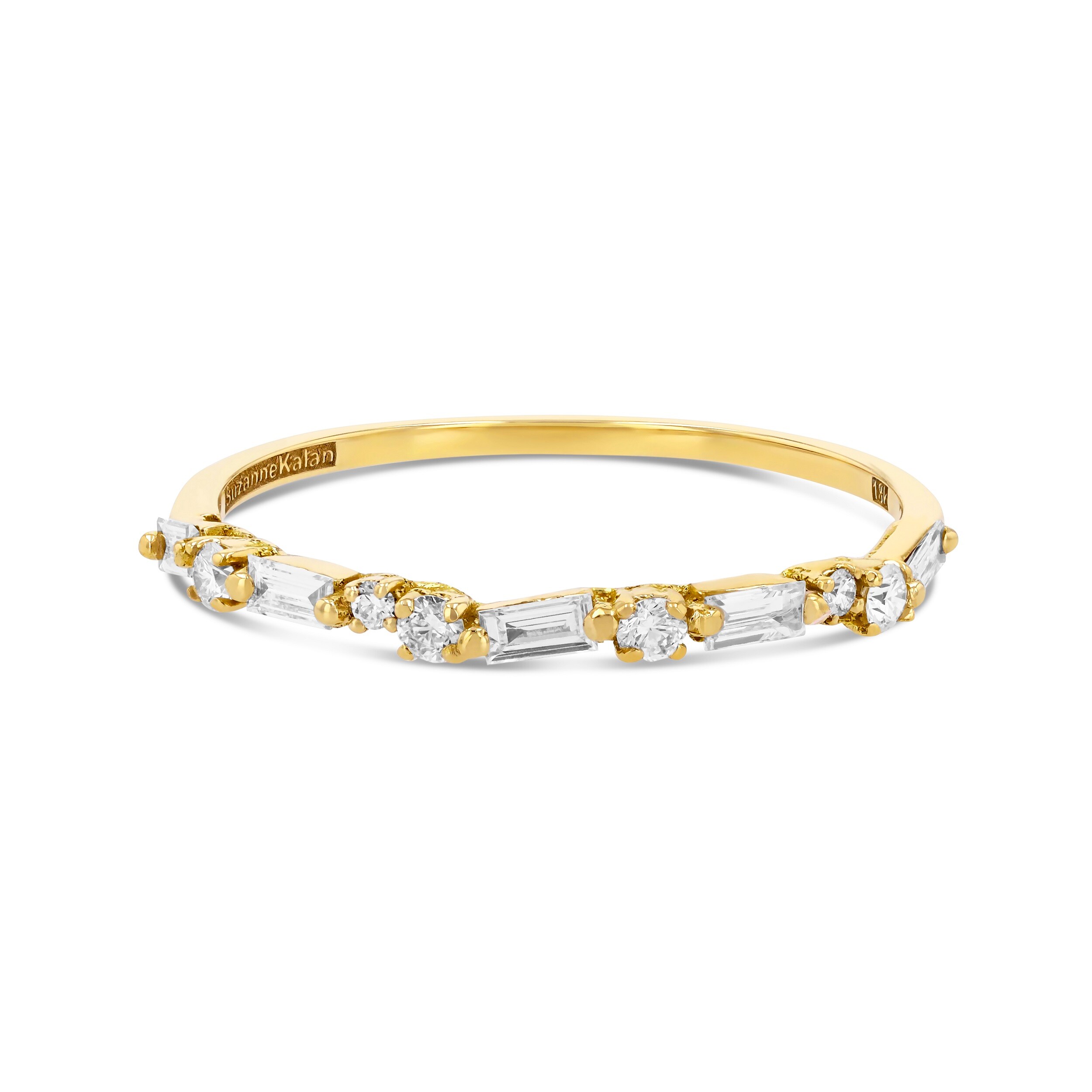 Golden Diamond ID Bracelet | SUZANNE KALAN®